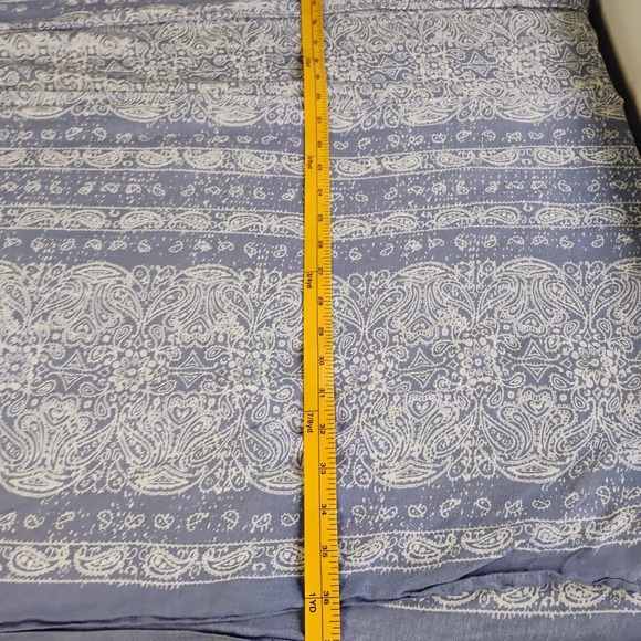 Three Bird Nest Paisley Tapestry Free Flow Duster Kimono One Size Blue Bohemian - Picture 14 of 14